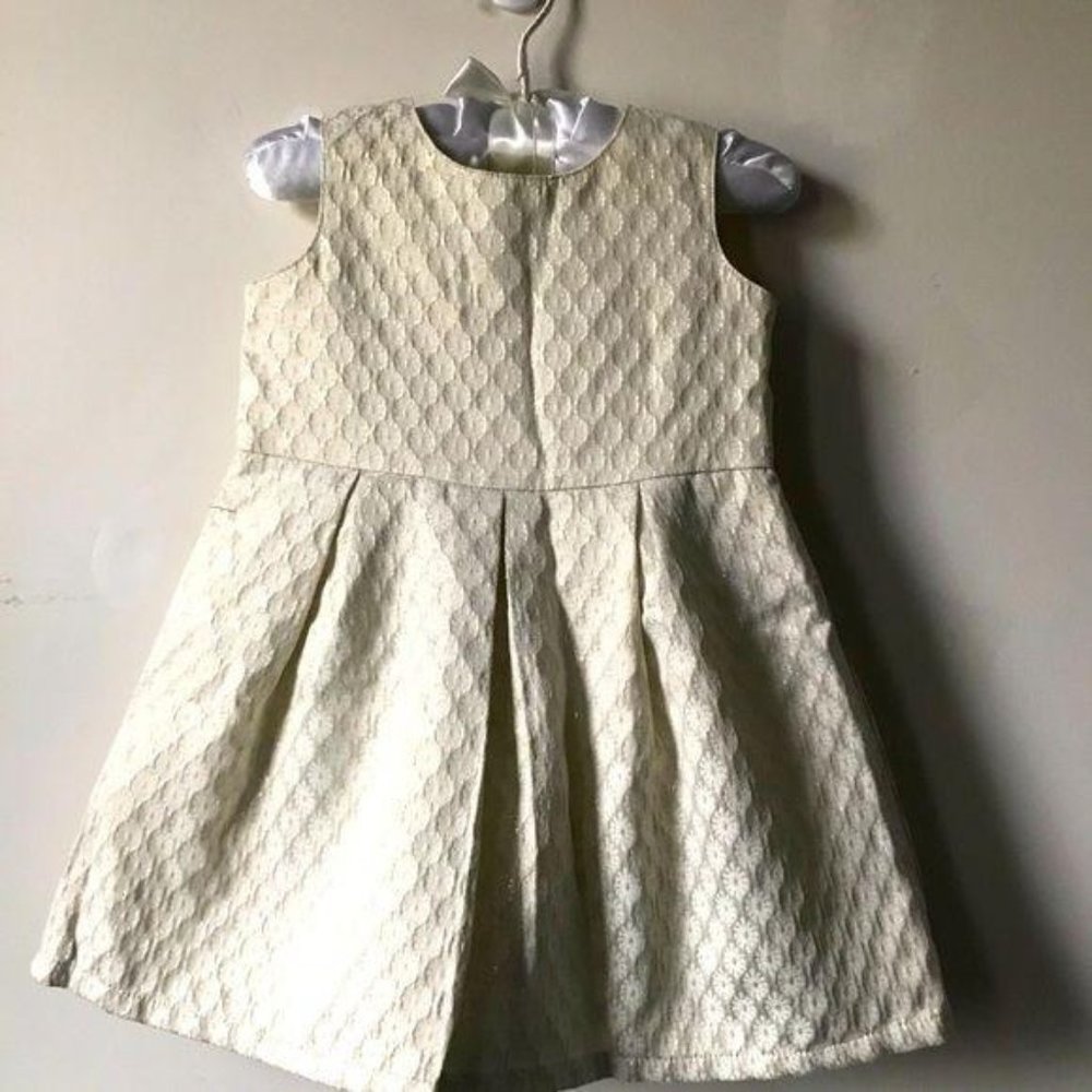Carter's‎ White Sparkle Formal Sleeveless Dress 12M